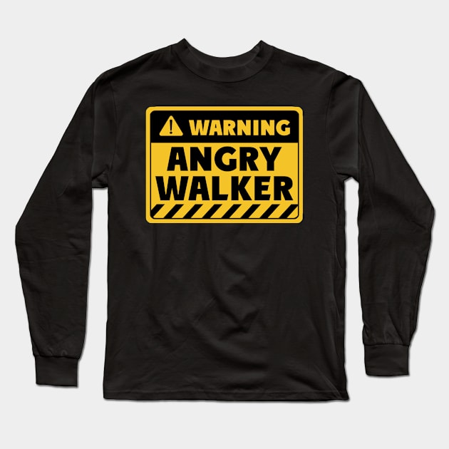 Angry Walker Long Sleeve T-Shirt by EriEri